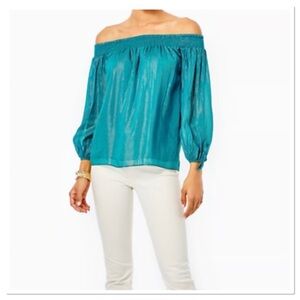 Lilly Pulitzer Maryellen Off the Shoulder Top